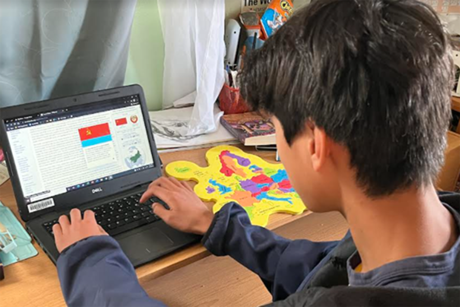 Alan T. spends his extra time studying for his chance in the International History Bee.
